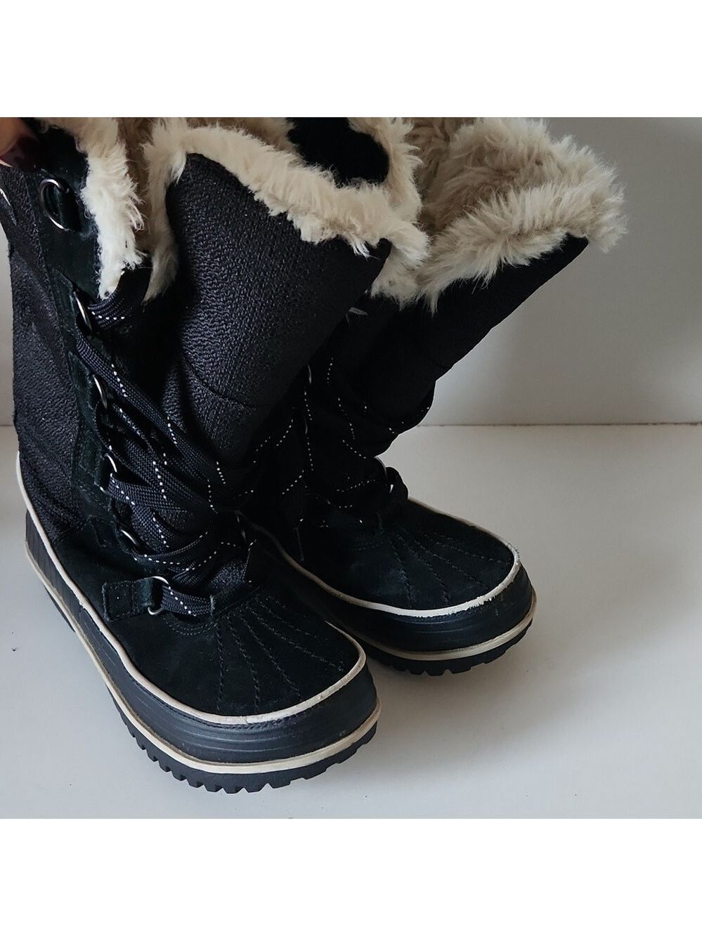 SOREL | Tivoli High II Shell Boots black sz 6 - Picture 3 of 5